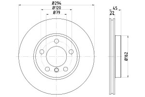 Tarcze Hamulcowe Mintex 34119811537 34119804828 24