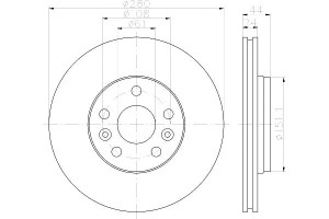 Tarcze Hamulcowe Mintex 4154200001 A 7701209839 82