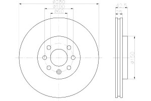 Tarcze Hamulcowe Mintex 93175376 569006 Dsk2328 42