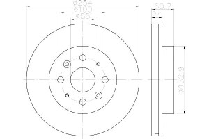 Tarcze Hamulcowe Mintex 51712fd300 Dsk2440 424187