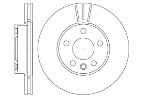 Tarcze Hamulcowe 2szt 288x25 V 5-otw Ford Galaxy S