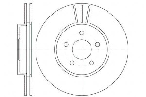 Tarcze Hamulcowe 2szt Ford Mondeo Iii 300x24 V 5-o