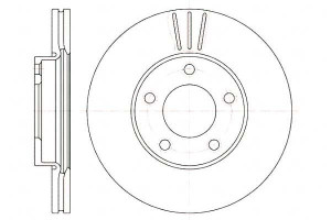 Tarcze Hamulcowe 2szt 278x25 V 5-otw Mazda 3 04-14