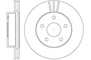 Tarcze Hamulcowe 2szt 305x26 V 5-otw Jeep Grand Ch