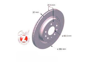 Tarcze Hamulcowe 2szt Opel Vectra C 02-08 Tył Wen.