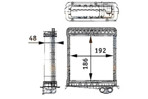 Nagrzewnica Hella 3545537 3545588 9144221 229040n