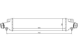 Intercooler Opel Corsa D 1.4/1.6/1.7d 08.06-08.14