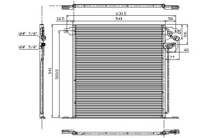 Skraplacz Klimatyzacji Mercedes V (638/2) Vito (63