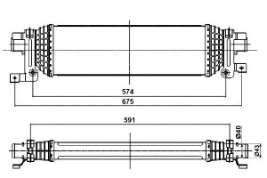 Intercooler Ford Fiesta 01- 1,4d, Fusion 02- 1.4d,