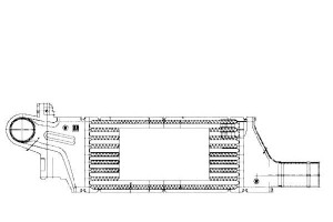 Intercooler Opel Corsa C 1,7di Nrf