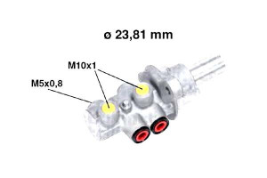 Pompa Hamulcowa Fiat Bravo 05- Metelli