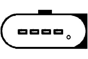 Przepływomierz Powietrza (4 Pin) Audi A3 A4 B5 A4