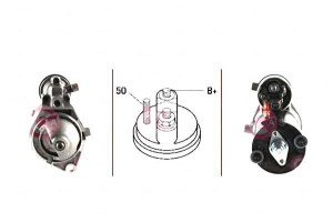 Rozrusznik 12v 2.0kw Casco