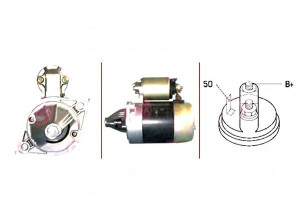 Rozrusznik 12v 0.7kw Mando Casco