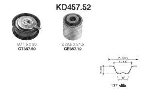 Zestaw Paska Rozrządu Audi A4 Vw Passat 1.9d 01.95