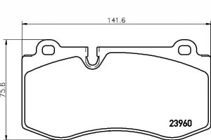 Klocki Hamulcowe Mercedes Przód W211 W221 R230 2,1