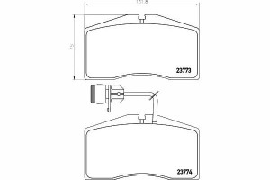 Klocki Hamulcowe Vw Przód A8 94- Textar