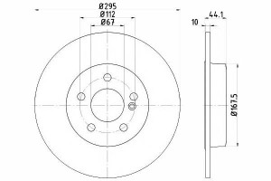 Tarcze Hamulcowe 2szt Mercedes Tył W246 W176 220cd