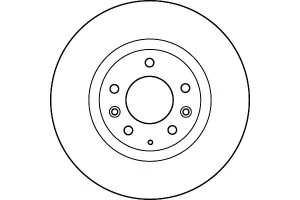Tarcze Hamulcowe 2szt Mazda Przód Rx 8 2,6 03-12 T