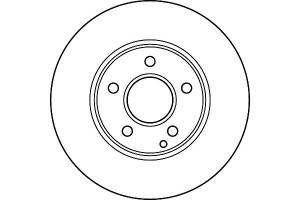 Tarcze Hamulcowe 2szt Mercedes Przód W204 07- Trw