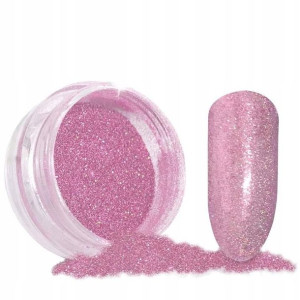 Pyłek Pastel HOLO Rainbow efekt różowy 08