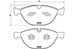 Klocki Hamulcowe Bmw M5 E60 03-10 Brembo