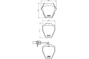 Klocki Hamulcowe Hella Pagid 4b3698151 4b0698151l