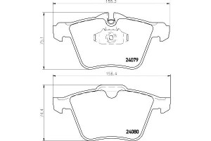 Klocki Hamulcowe Hella Pagid 02c2z14096 2c2z14096