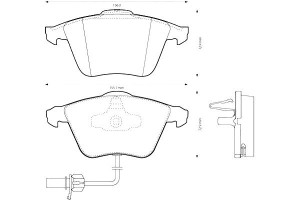 Klocki Hamulcowe Ceramiczne Audi A6 Allroad 1.8-4.