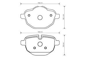 Klocki Hamulcowe Ceramiczne Bmw 5 (f10) 5 (f11) 5