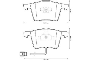 Klocki Hamulcowe Ceramiczne Audi A3 Seat Leon Skod