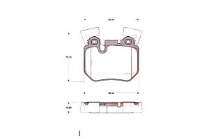 Klocki Hamulcowe Bmw 1 E82 07- 135i Tył Zimmermann