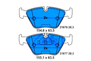 Klocki Hamulcowe Bmw Przód E39 2,0-3,5 95-04 Ate