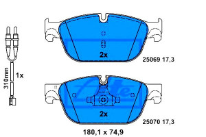 Klocki Hamulcowe Citroen C5 Iii C6 Ds4 Ds5 Ds Ds 4