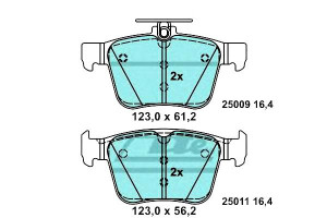 Klocki Hamulcowe Vw Tył Golf Passat Tiguan Touran