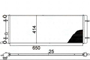 Chłodnica Silnika Behr Hella 1j0121253a B P D