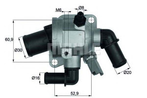 Termostat Fiat 88c 1,3jtd 05- Behr