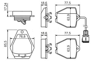 Klocki Hamulcowe Audi A8 2.5d-4.2 03.94-09.02 Bosc