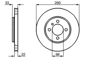 Tarcze Hamulcowe 2szt. Bmw 3 (e30) Z1 1.6-2.7 09.8