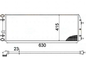 Chłodnica Silnika Behr Hella 6q0121253r 6q0121253q