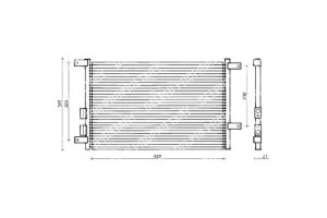 Skraplacz Klimatyzacji Alfa Romeo 147 156 1.6-2.5