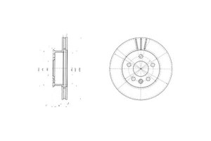 Tarcze Hamulcowe 2szt Vw Transporter Iv 1.9d-2.5 0