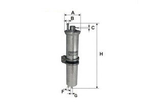 Filtr Paliwa Bmw Seria 7 (e65. E66) 9/01- Filtron