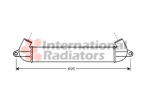 Intercooler Fiat Van Wezel