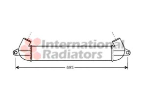 Intercooler Fiat Van Wezel