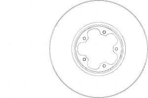 Tarcze Hamulcowe 2szt Ford Transit 00-06 A.b.s.