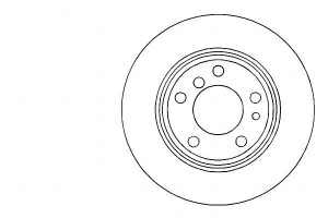 Tarcze Hamulcowe 2szt Bmw 7 E38 94-01 Tył A.b.s.