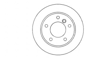 Tarcze Hamulcowe 2szt Bmw 3 E46 98-05 Tył A.b.s.
