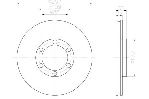 Tarcze Hamulcowe Mintex 8941733450 8941723761 8941