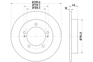 Tarcze Hamulcowe Mintex 5521176j00 5521160a01 0